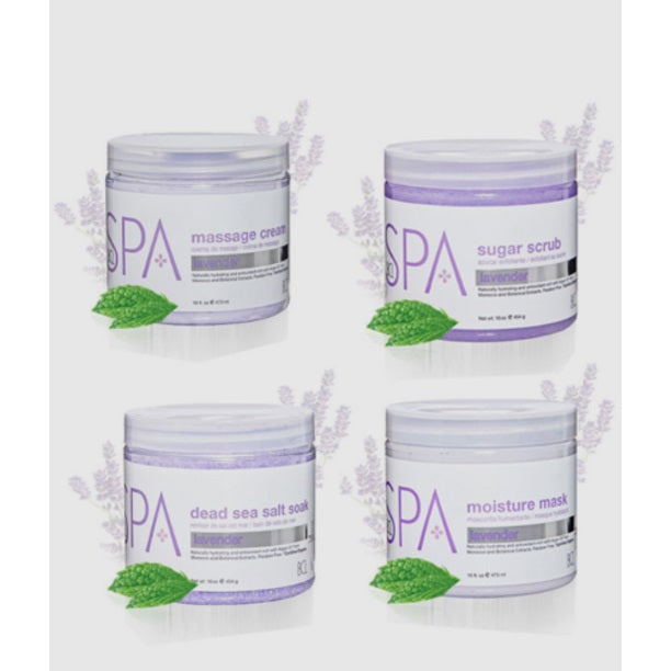 BCL SPA - Kit de inicio de 4 pasos con lavanda y menta