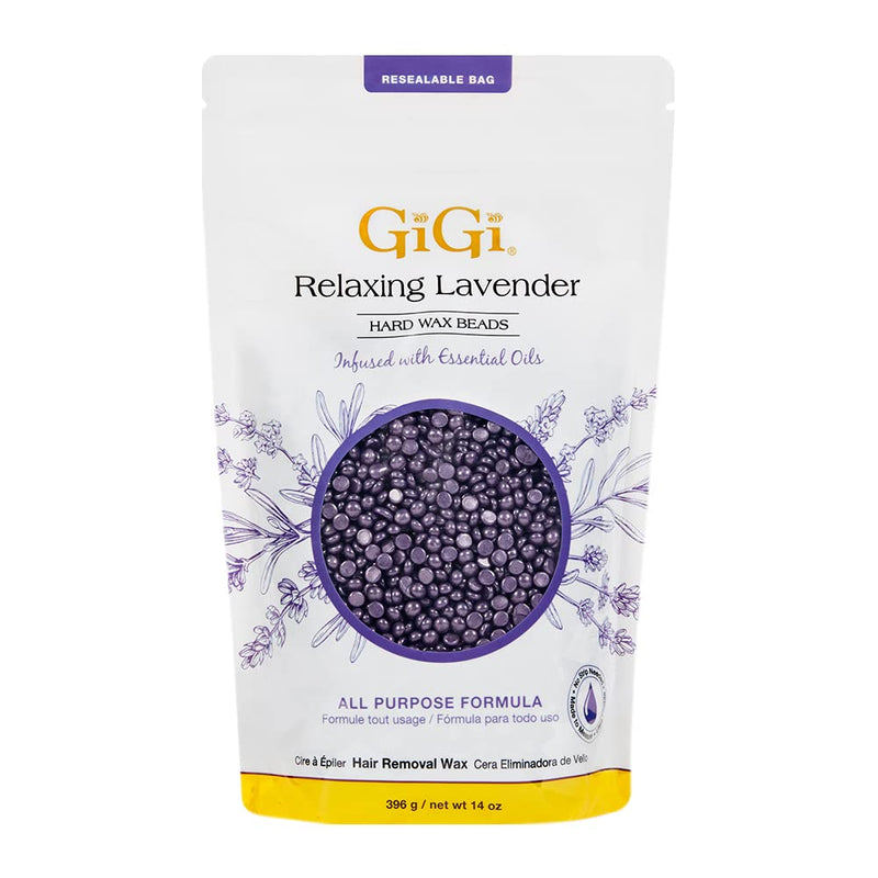 GiGi Hard Wax Beads -  Lavender Hard Wax Beads 14 oz