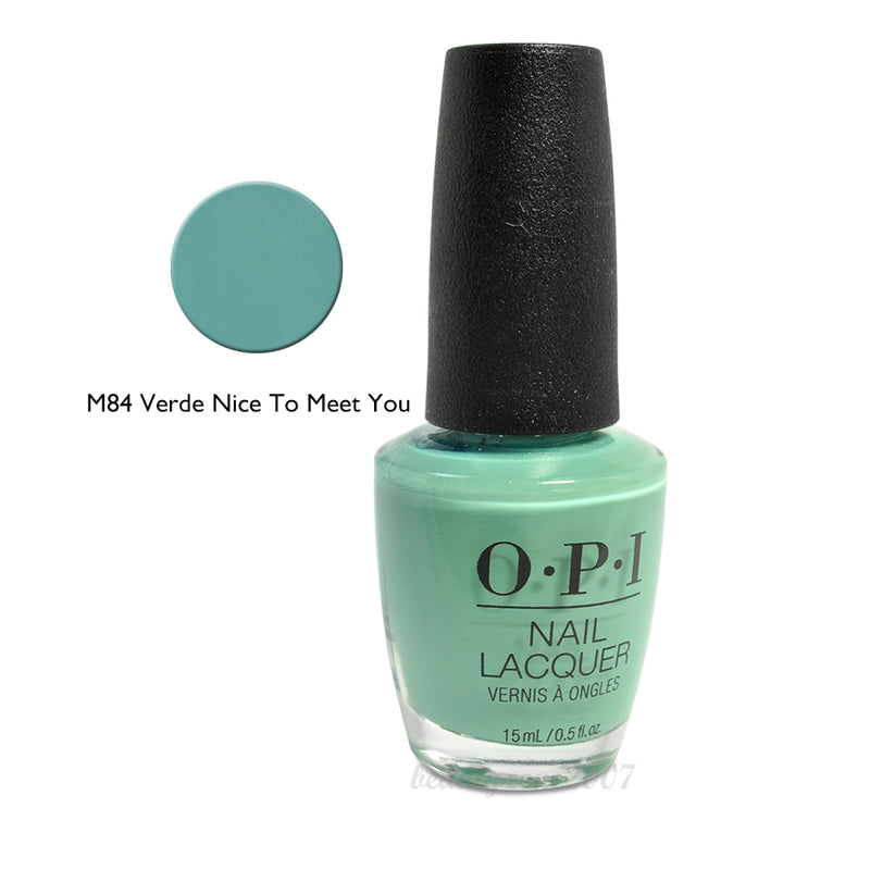 OPI Nail Lacquer - M84 Verde Nice to Meet You 0.5 fl oz