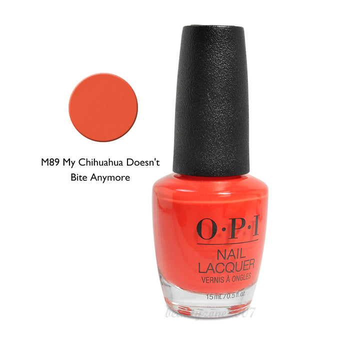 OPI Nail Lacquer M89 My Chihuahua Doesn't Bite Anymore 0.5oz