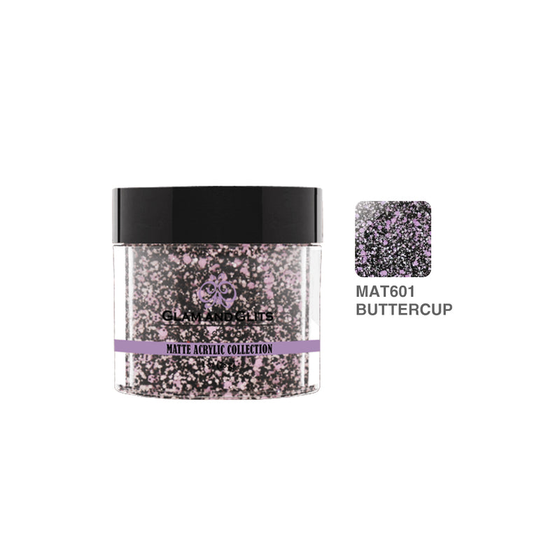 Glam & Glits - Matte Acrylic Powder - 601 Buttercup 1 oz