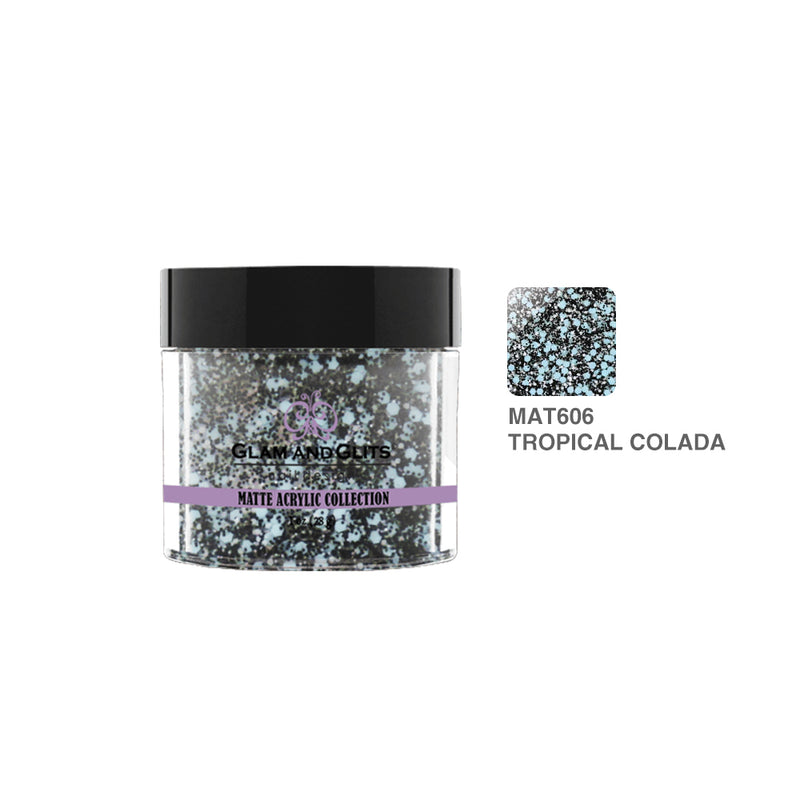 Glam & Glits - Matte Acrylic Powder - 606 Tropical Colada 1 oz
