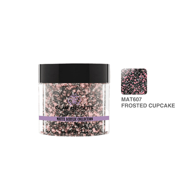 Glam & Glits - Matte Acrylic Powder - 607 Frosted Cupcake 1 oz