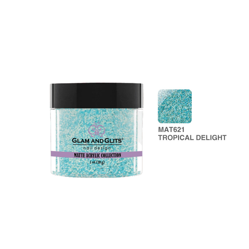 Glam & Glits - Matte Acrylic Powder - 621 Tropical Delight 1 oz