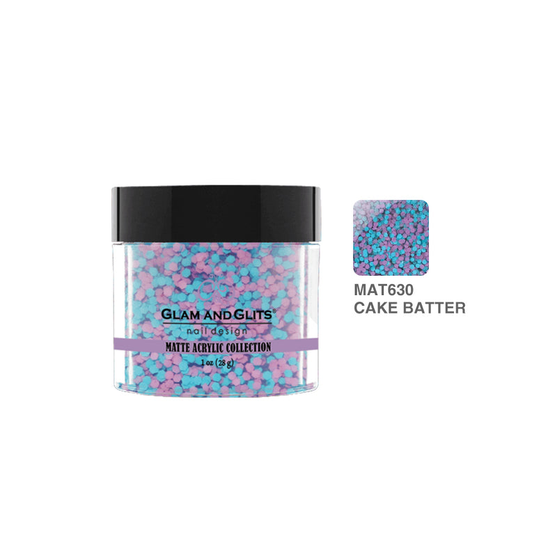 Glam & Glits - Matte Acrylic Powder - 630 Cake Batter 1 oz