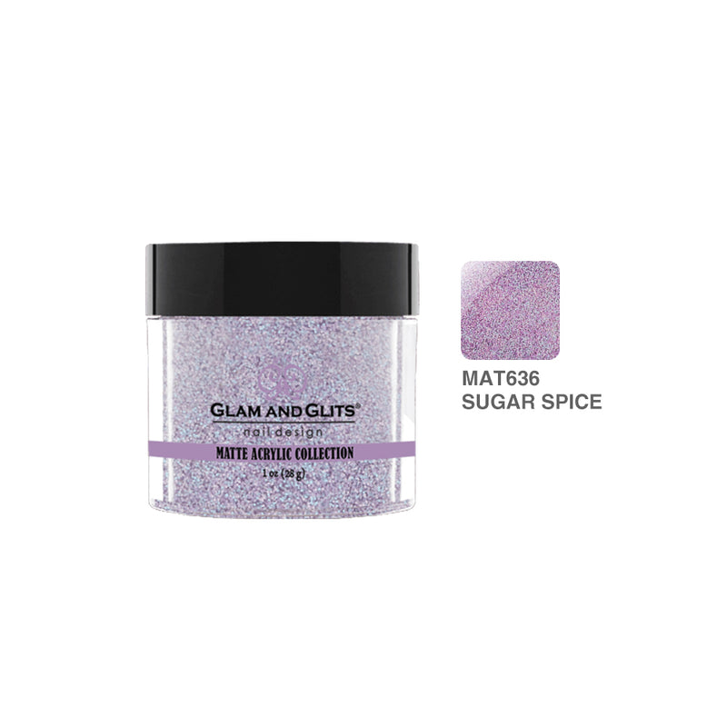 Glam & Glits - Polvo acrílico mate - 636 Sugar Spice 28 g