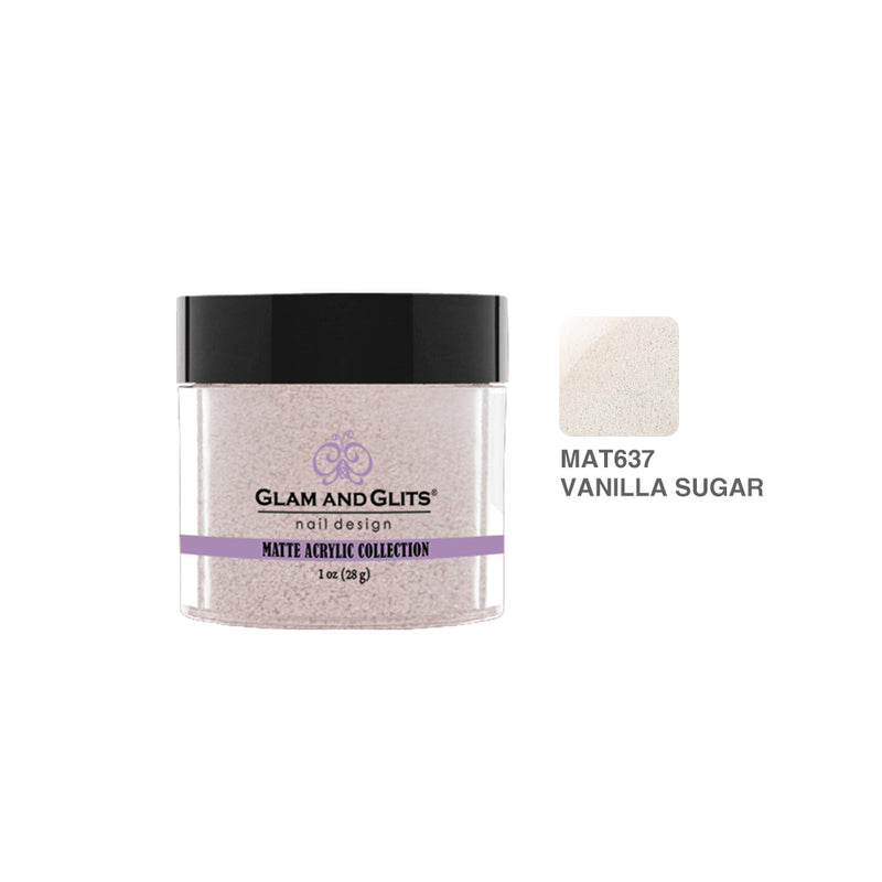 Glam & Glits - Matte Acrylic Powder - 637 Vanilla Sugar 1 oz