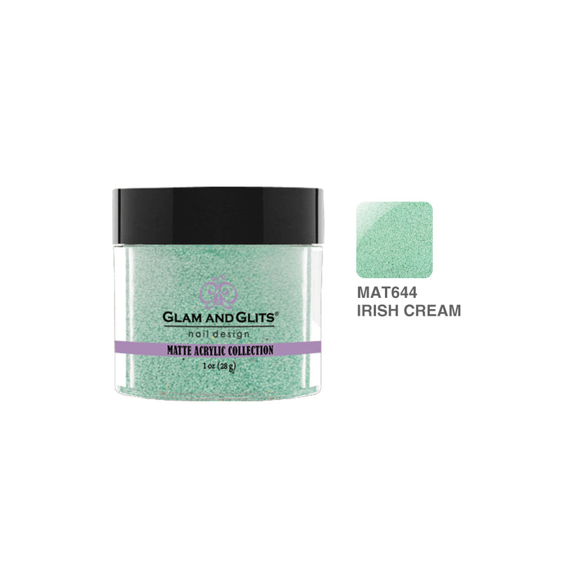 Glam & Glits - Matte Acrylic Powder - 644 Irish Cream 1 oz