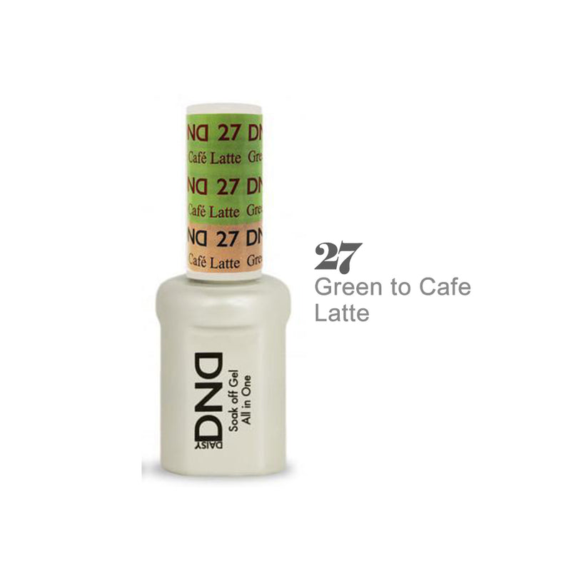 DND Mood Gel Polish -  #27 Green To Cafe’ Latte 0.5 oz