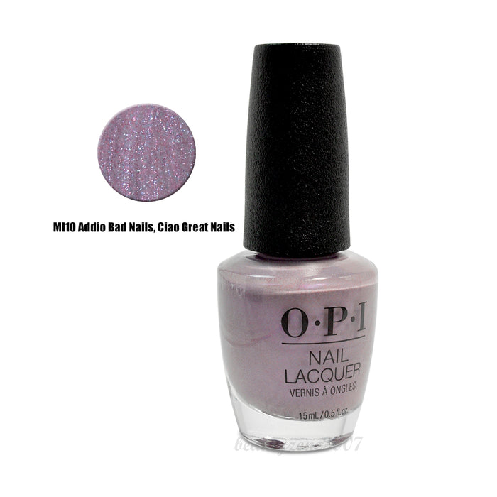 OPI Nail Lacquer MI10 Addio Bad Nails, Ciao Great Nails 0.5oz