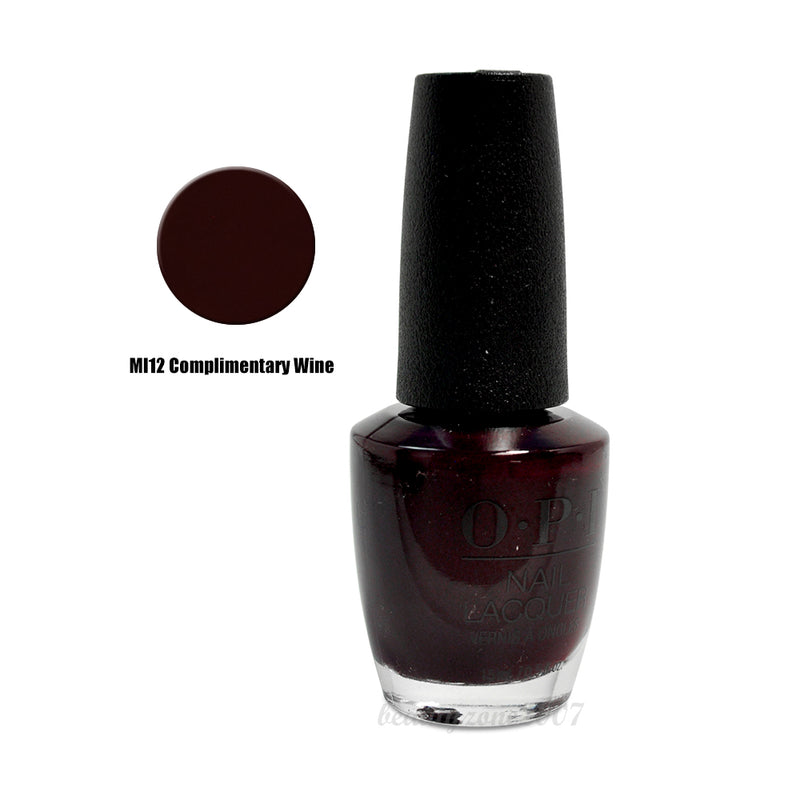 Esmalte de uñas OPI - MI12 Vino de cortesía 0.5 fl oz