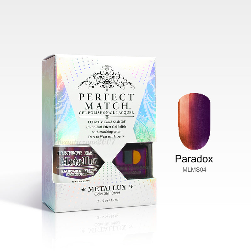 Perfect Match Metallux Duo - MLMS04 Paradox 0.5 fl oz