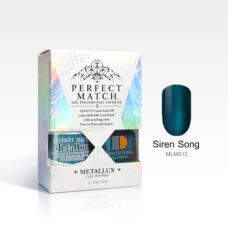 Perfect Match Metallux Duo - MLMS12 Siren Song 0.5 fl oz