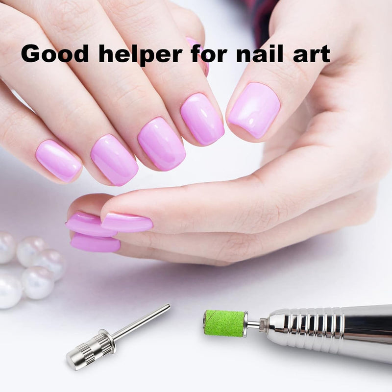 Silver Mandrel Bit For Electric Nail File Acrylic UV Gel 3/32"(6 pcs)