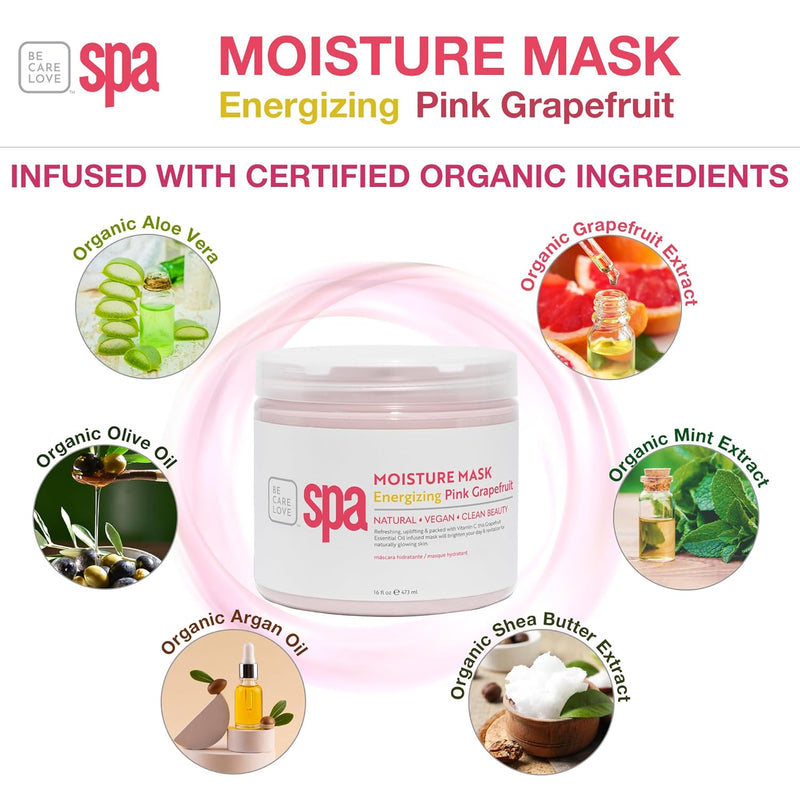 BCL SPA - Moisture Mask - Energizing Pink Grapefruit 128 oz