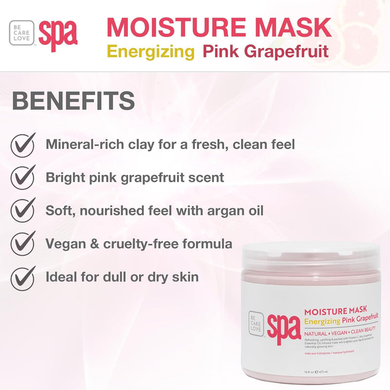 BCL SPA - Moisture Mask - Energizing Pink Grapefruit 128 oz
