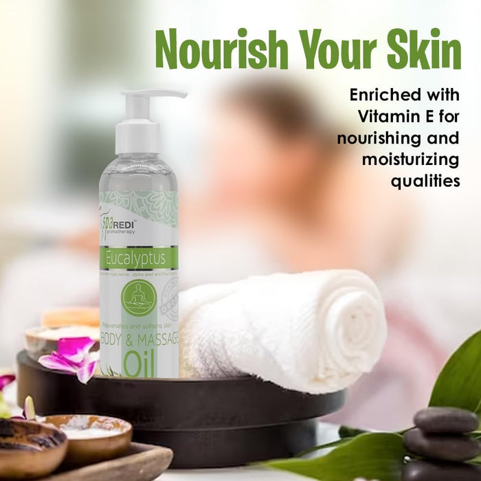 Spa Redi - Massage Oil - Eucalyptus 8oz