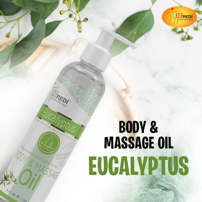 Spa Redi - Massage Oil - Eucalyptus 8oz