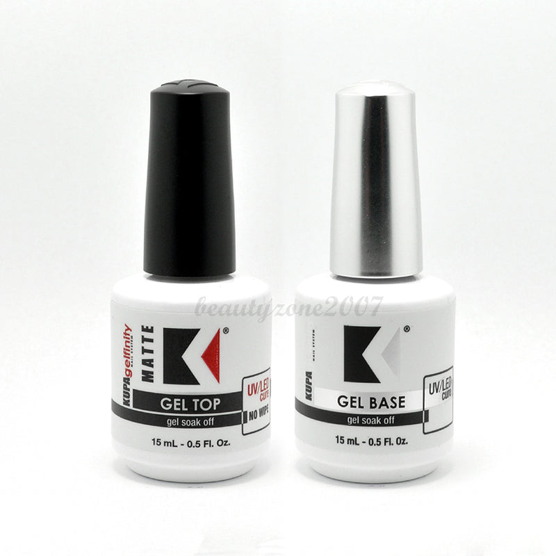 Kupa - GelFinity Base & Matte Top Coat 0.5 oz