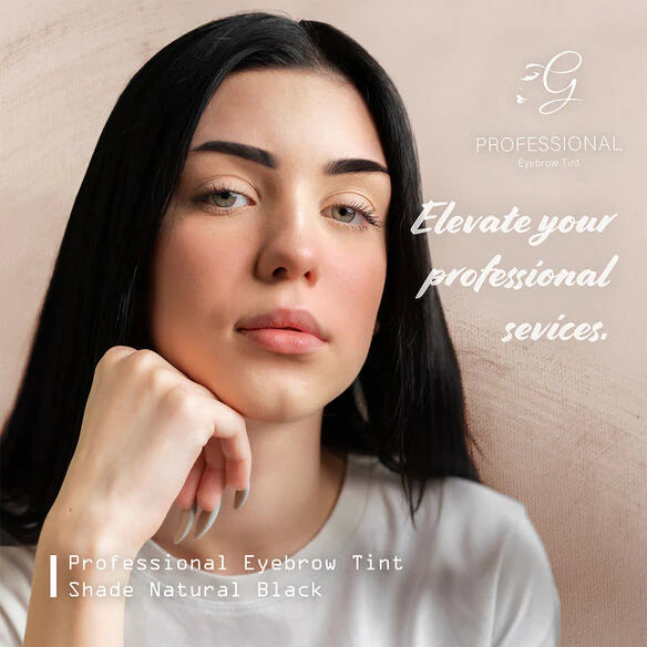 Godefroy Professional - Eyebrow Tint Kit - Medium Brown 20 Apps (2 Pack)