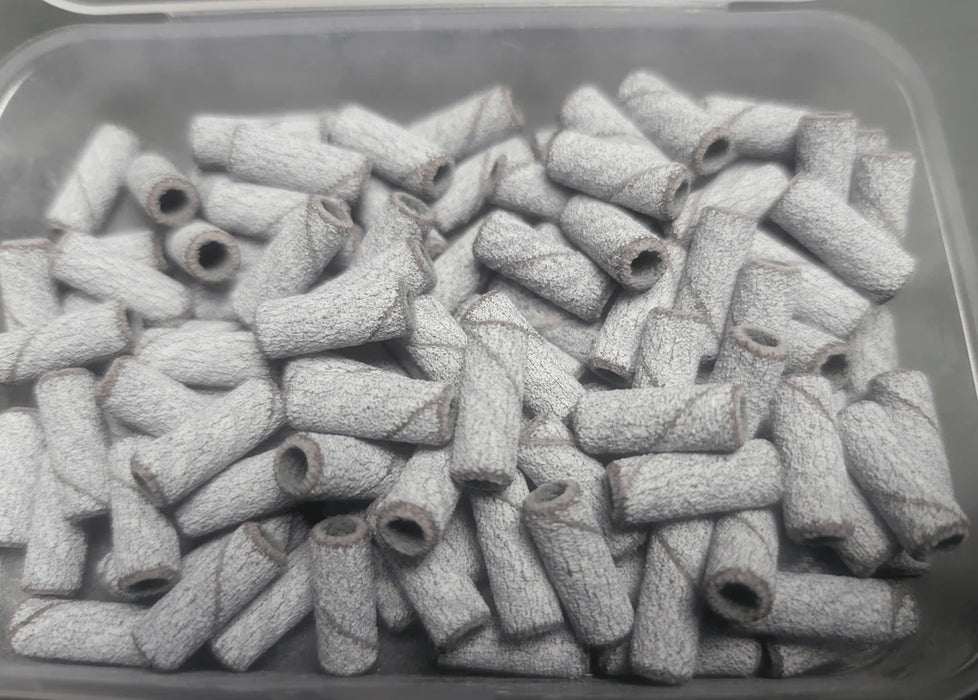 Medicool Zebra Mini Sanding Bands White 100 pcs - Fine Grit