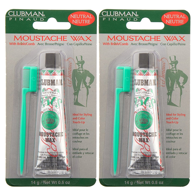Clubman Pinaud - Cera para bigote - Neutra