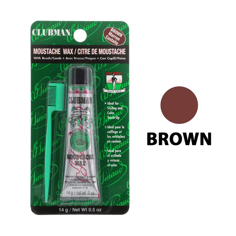 Clubman Pinaud - Cera para bigote - Marrón