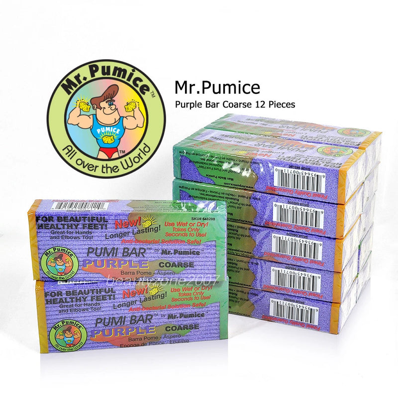 Mr. Pumice - Purple Coarse (12 pcs)