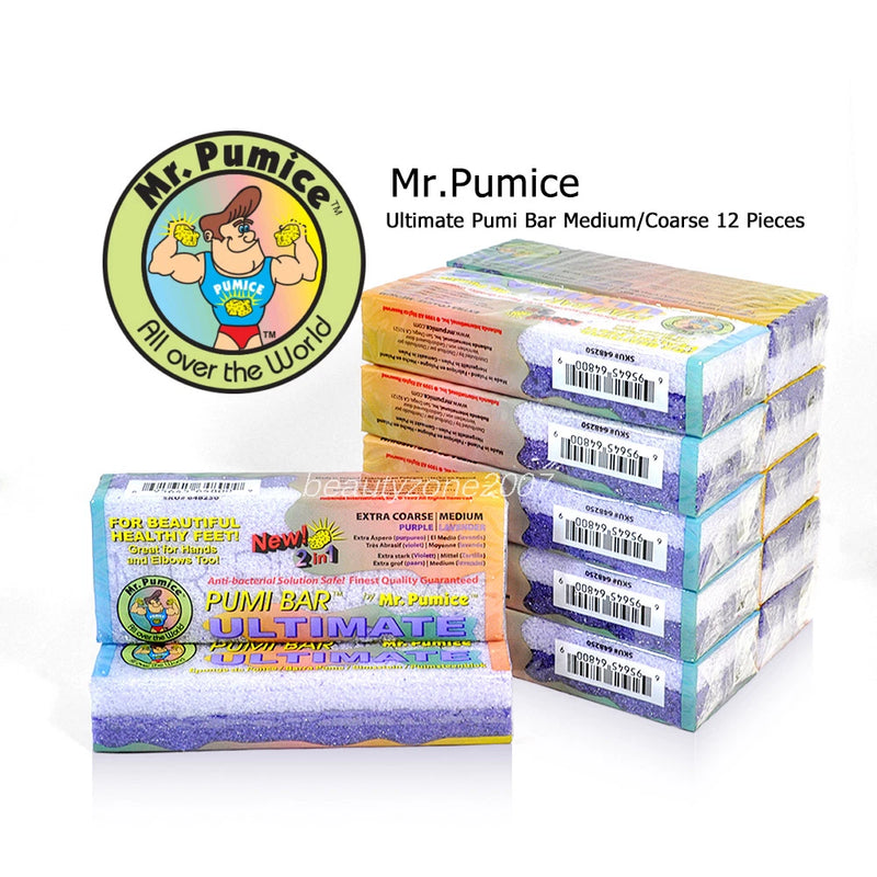 Mr. Pumice - Ultimate Pumi Bar - Medium / Extra Coarse (12 pcs)