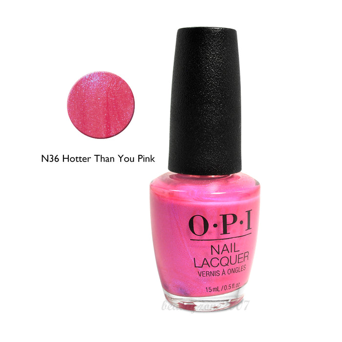 OPI Nail Lacquer N36 Hotter Than You Pink