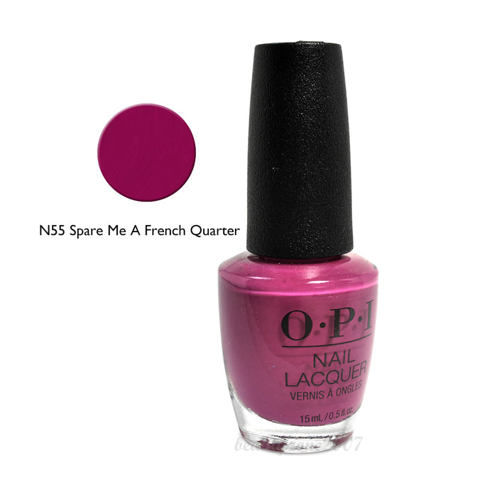 OPI Nail Lacquer N55 Spare Me a French Quarter? 0.5oz