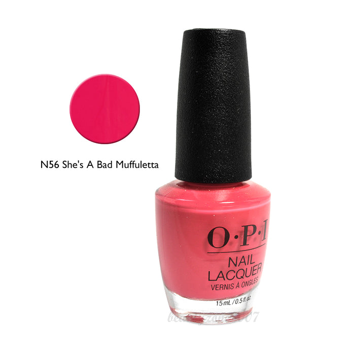 OPI Nail Lacquer N56 She's a Bad Muffuletta! 0.5oz