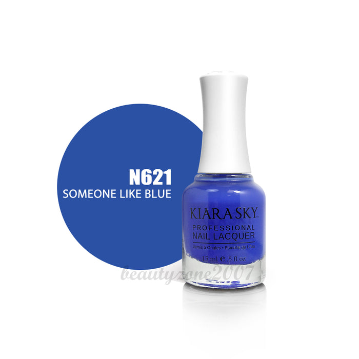 Kiara Sky Nail Polish N621 Someone Like Blue