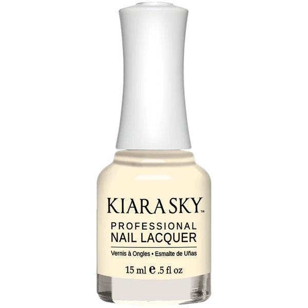 Kiara Sky Nail Polish N645 White Peach