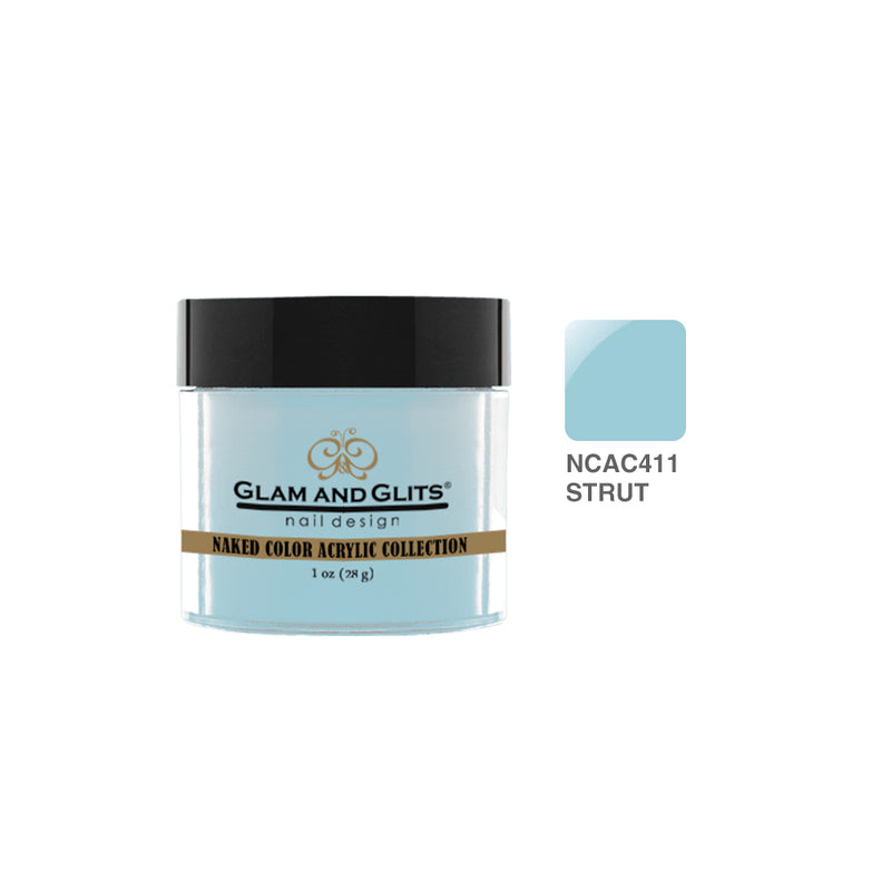 Glam & Glits - Polvo acrílico de color - 411 Strut 1 oz