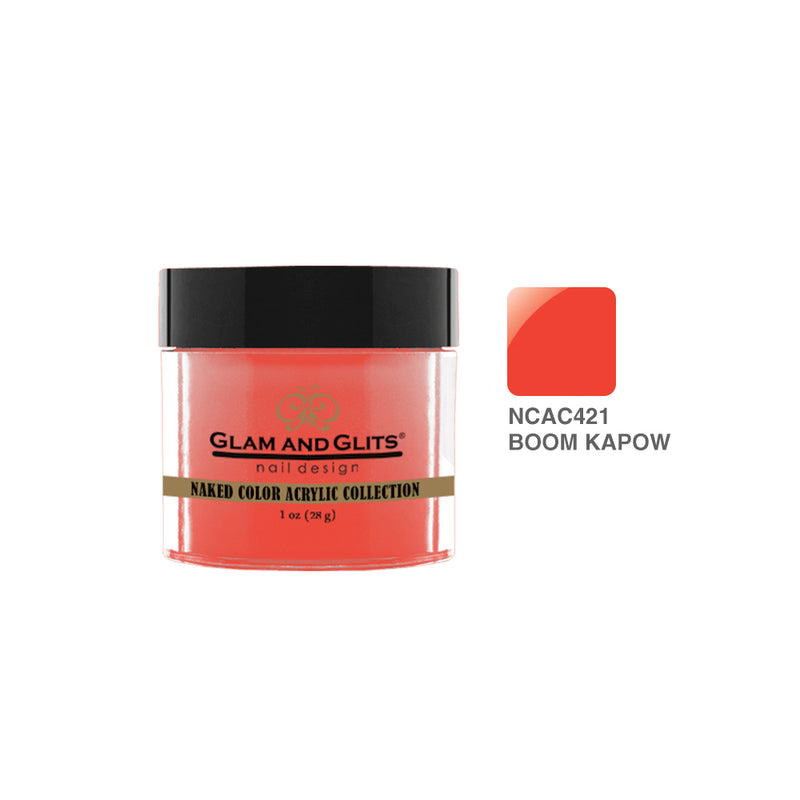 Glam & Glits - Color Acrylic Powder - 421 Boom Kapow 1 oz
