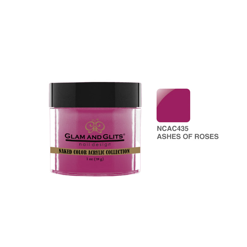 Glam & Glits - Polvo acrílico de color - 435 Cenizas de Rosas 28 g