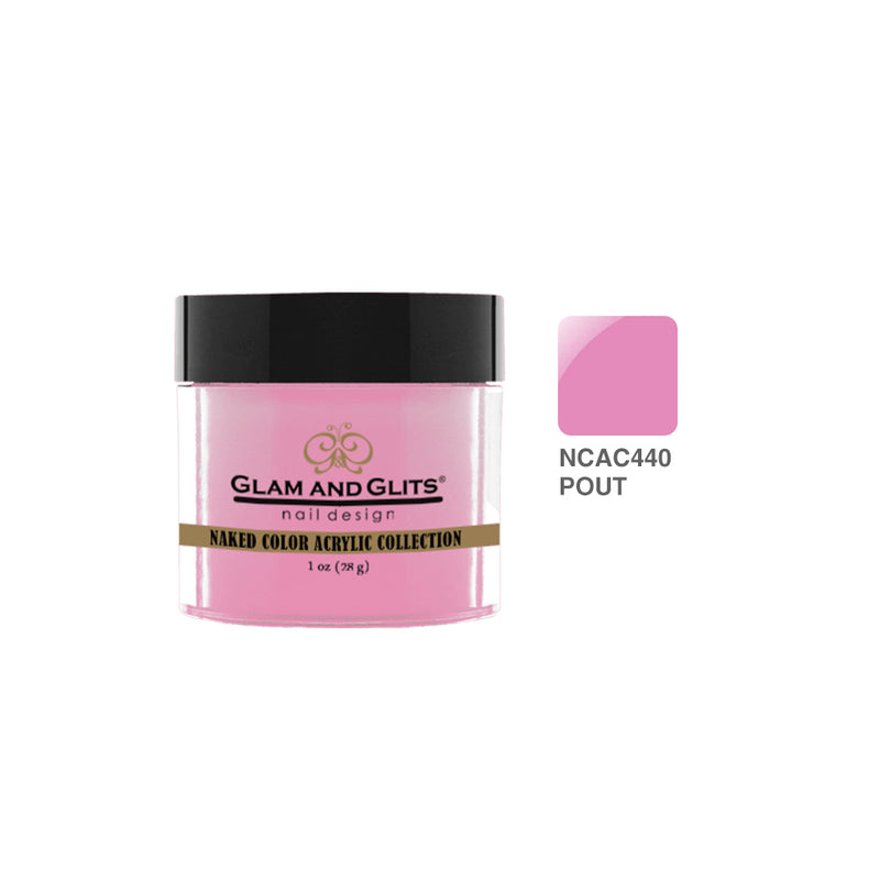 Glam & Glits - Polvo acrílico de color - 440 Pout 1 oz