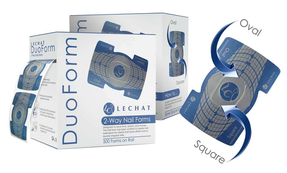 LeChat - Duo Form 2-Way Nail Forms - 500ct/Roll
