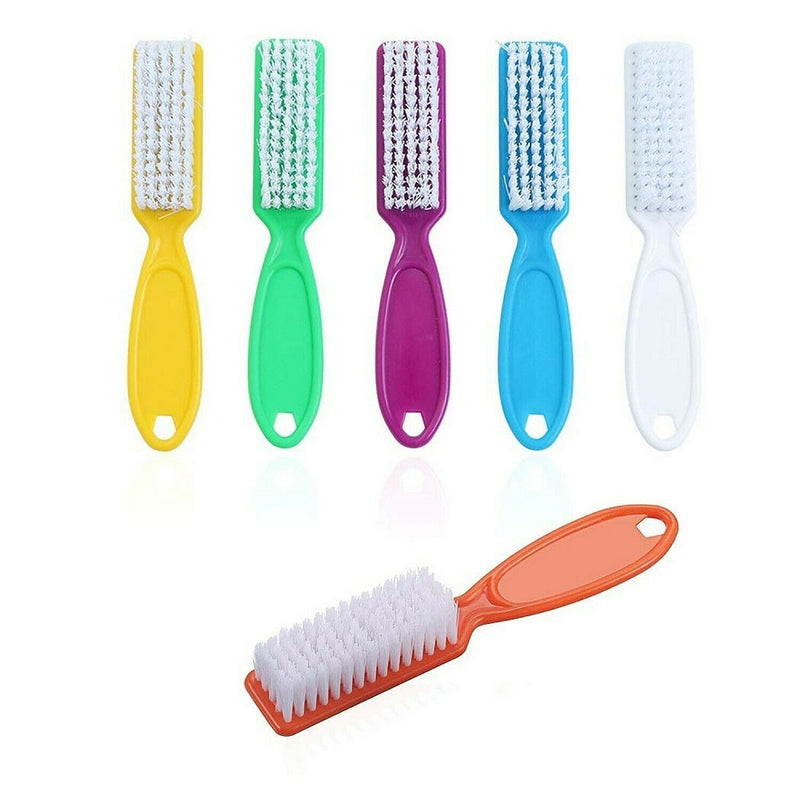 Handle Grip Nail Brush,Nail Cleaning Brushes for Toes and Fingernail (6 pcs)