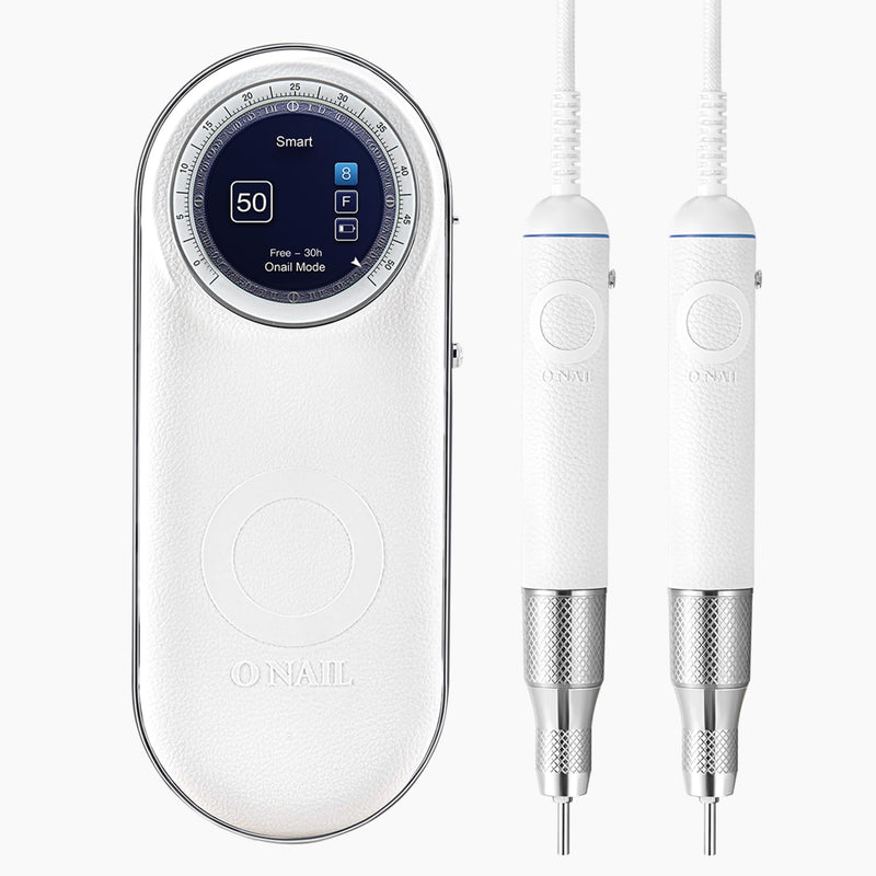 ONAIL Nail Drill Pro Max - Dual Handpiece - White