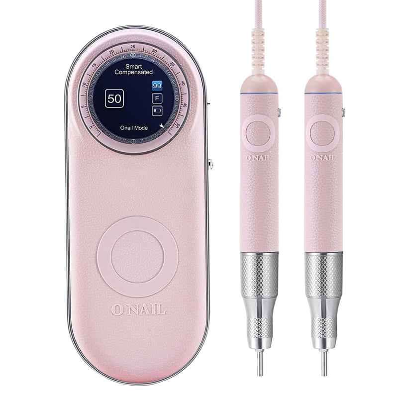 ONAIL Nail Drill Pro Max - Dual Handpiece - Light Pink