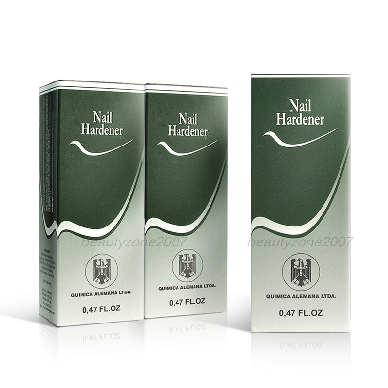 Quimica Alemana - Nail Hardener (Old Formula Milky White) 0.47 fl oz (3 Pack)