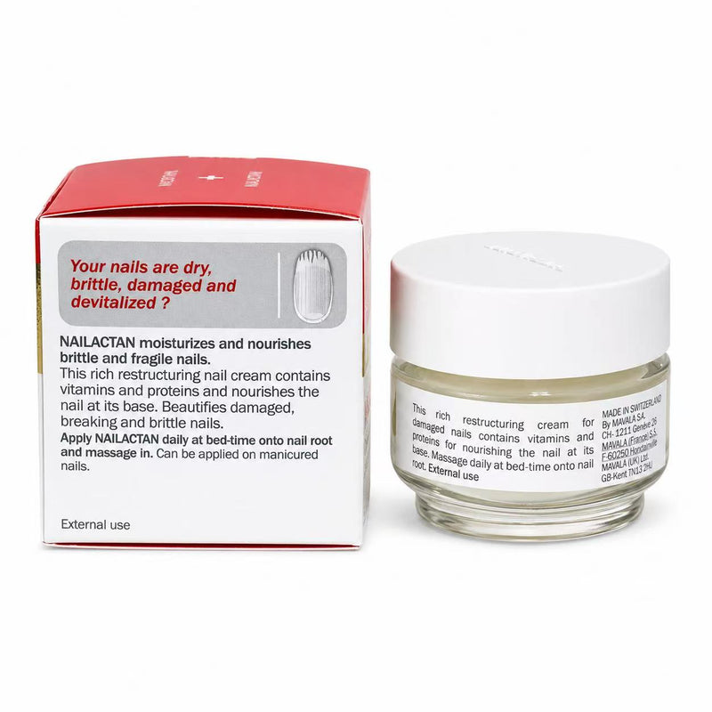 Mavala - Nailactan Nail Cream - for Damaged Nails (Jar) 0.5 oz