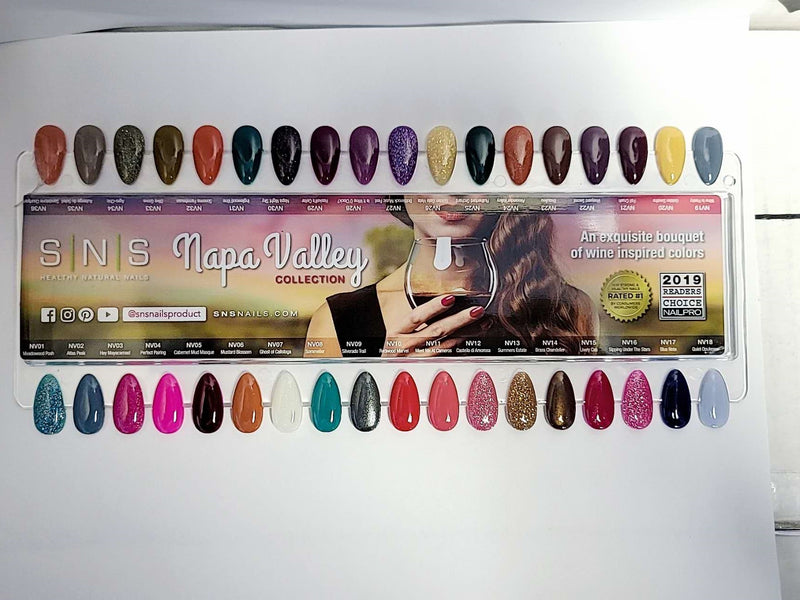 Muestras de color / Carta de colores / Muestra de color de la colección Napa Valley de SNS