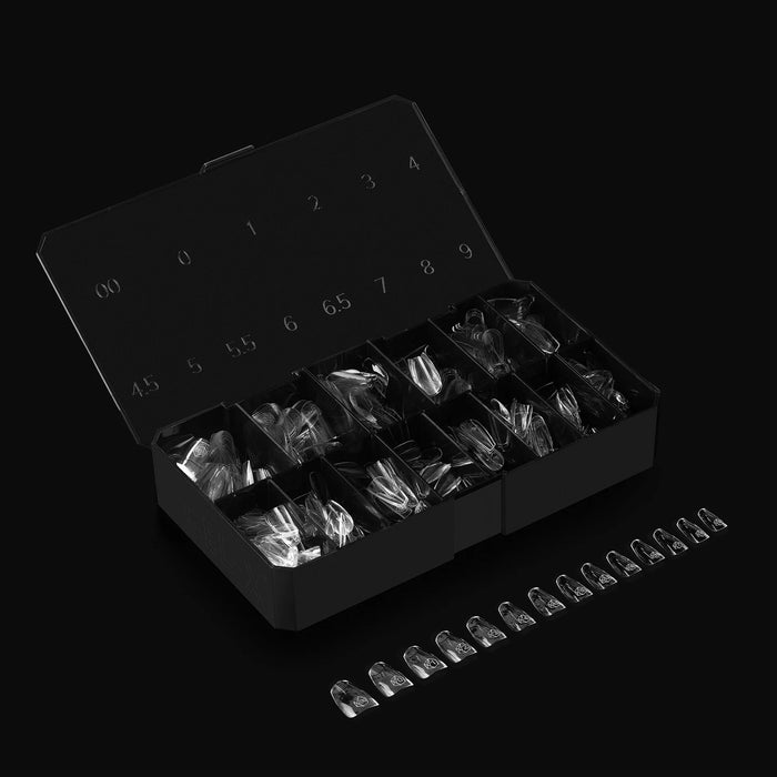Apres - Gel-X Tips - Natural Coffin Short (600 Pcs)