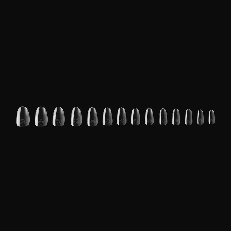 Apres - Gel-X Tips - Natural Redonda Corta (600 unidades)