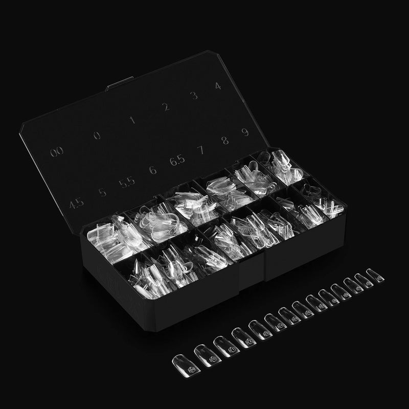 Apres - Gel-X Tips - Natural Square Medium (600 Pcs)