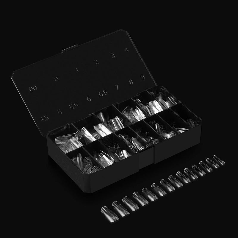 Apres - Gel-X Tips - Natural Square Long (600 Pcs)