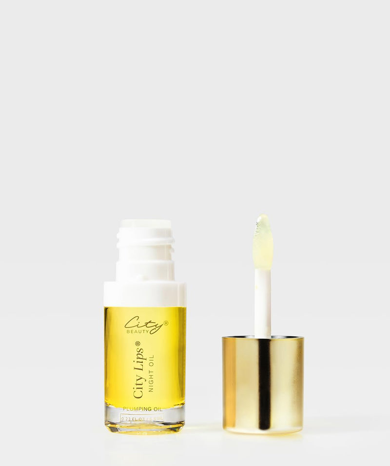 City Beauty - City Lips Night Oil - Overnight Lip Plumping Oil 0.23 Fl Oz